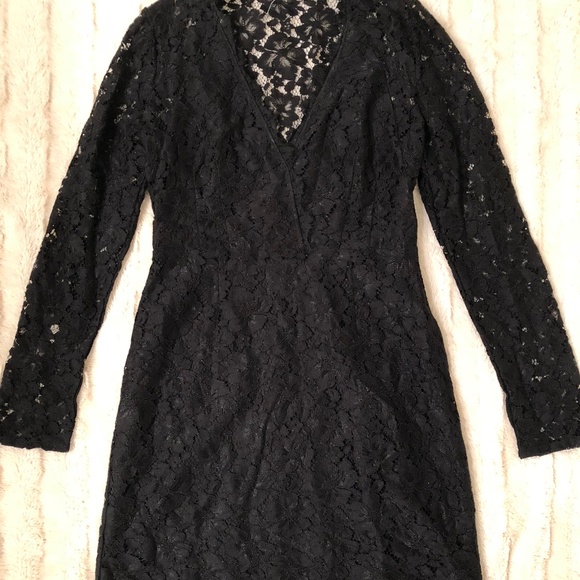 Nordstrom WAYF Black Lace Dres - Picture 1 of 4